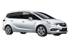 Car Hire Aberystwyth - Vauxhall Zafira 5 + 2 - Minibus hire Aberystwyth